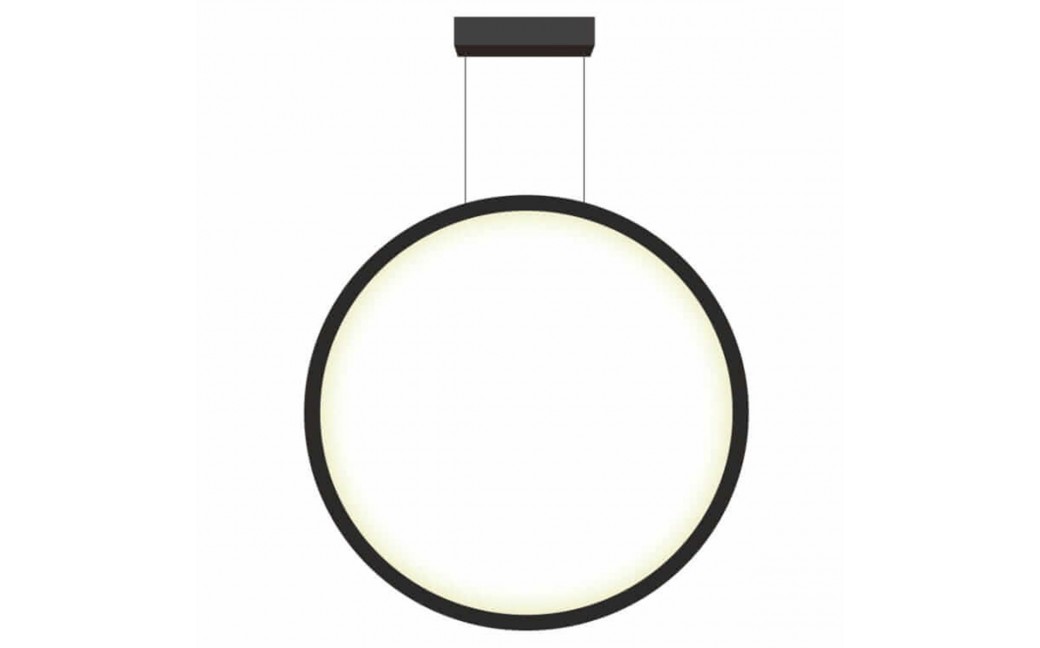 Light Prestige Mirror lampa wisząca duża czarna IP44 LP-999/1P L BK 1xLED czarny