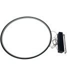 Pendant lamps circles - Light Prestige Mirror pendant lamp large black IP44 LP-999/1P L BK 1xLED black - product 11