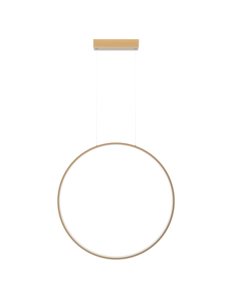 Pendant lamps circles - Light Prestige Mirror pendant large gold 1xLED IP44 gold LP-999/1P L GD - product kolory-swiatla.pl 1
