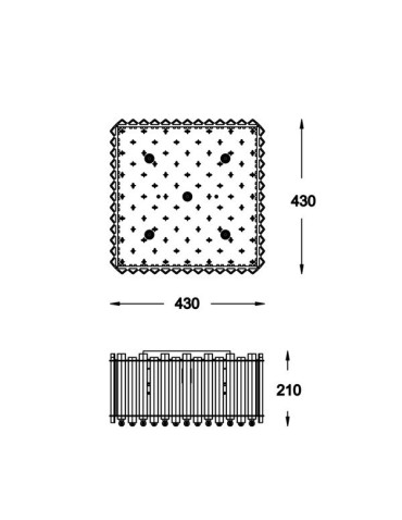 Zuma Line VENTUS 5xG9 C0465-05D-B5AC Ceiling. - product 2