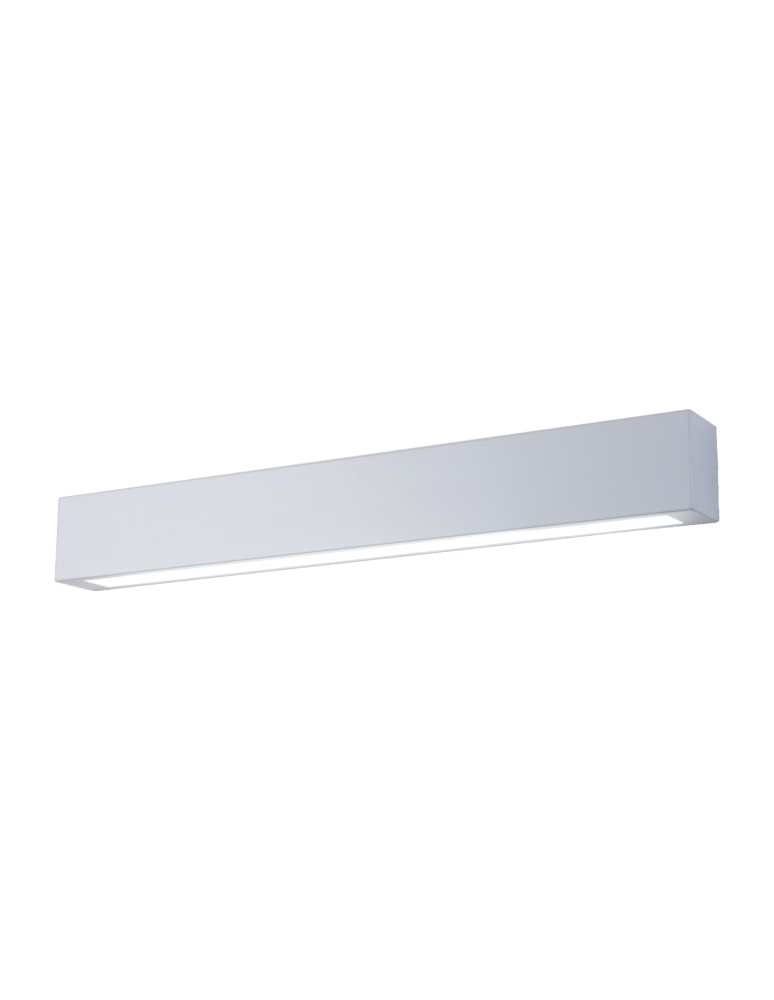 Bathroom wall lamps - Light Prestige Ibros medium white wall lamp with IP44 3000K GS-LWA-9W 3000K WH 1xLED white - product kolory-swiatla.pl 1
