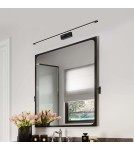Bathroom wall lamps - Light Prestige Isla black wall lamp XXL with IP44 LED black GS-LWB-32W BK - product 2