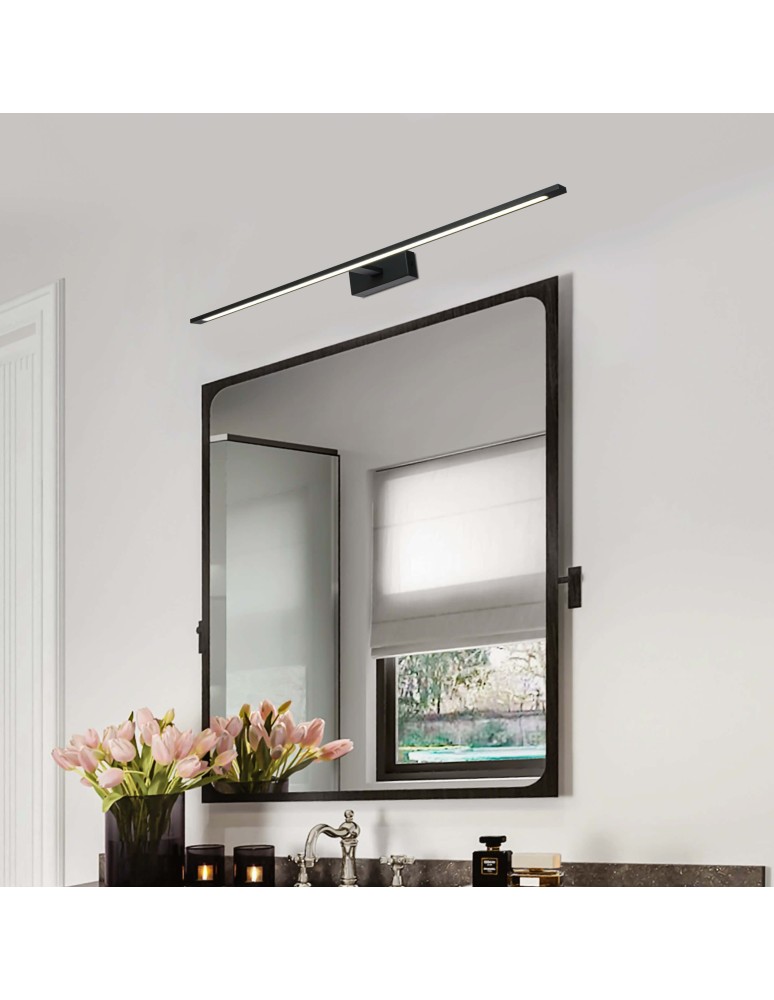 Bathroom wall lamps - Light Prestige Wall lamp Isla XXL CCT 1xLED black IP44 GS-LWB-32W BK CCT - product kolory-swiatla.pl 2