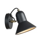 Loft wall lamps - industrial - Light Prestige Astama wall lamp black E27 black LP-1122/1W BK - product 1