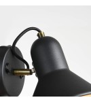 Loft wall lamps - industrial - Light Prestige Astama wall lamp black E27 black LP-1122/1W BK - product 6