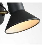 Loft wall lamps - industrial - Light Prestige Astama wall lamp black E27 black LP-1122/1W BK - product 7