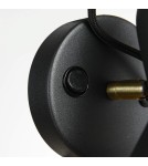 Loft wall lamps - industrial - Light Prestige Astama wall lamp black E27 black LP-1122/1W BK - product 8