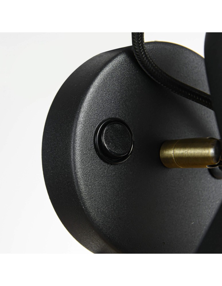 Loft wall lamps - industrial - Light Prestige Astama wall lamp black E27 black LP-1122/1W BK - product kolory-swiatla.pl 8