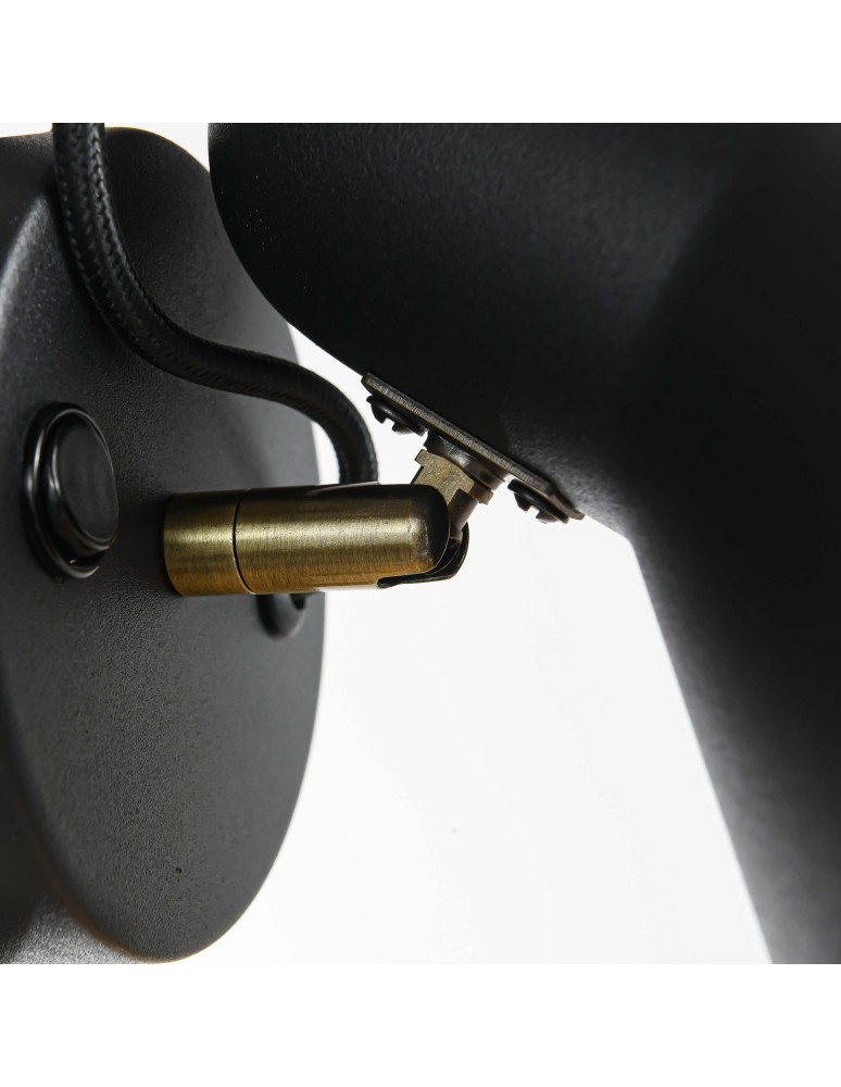 Loft wall lamps - industrial - Light Prestige Astama wall lamp black E27 black LP-1122/1W BK - product kolory-swiatla.pl 9