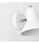 Loft wall lamps - industrial - Light Prestige Astama wall lamp white E27 white LP-1122/1W WH - product 5