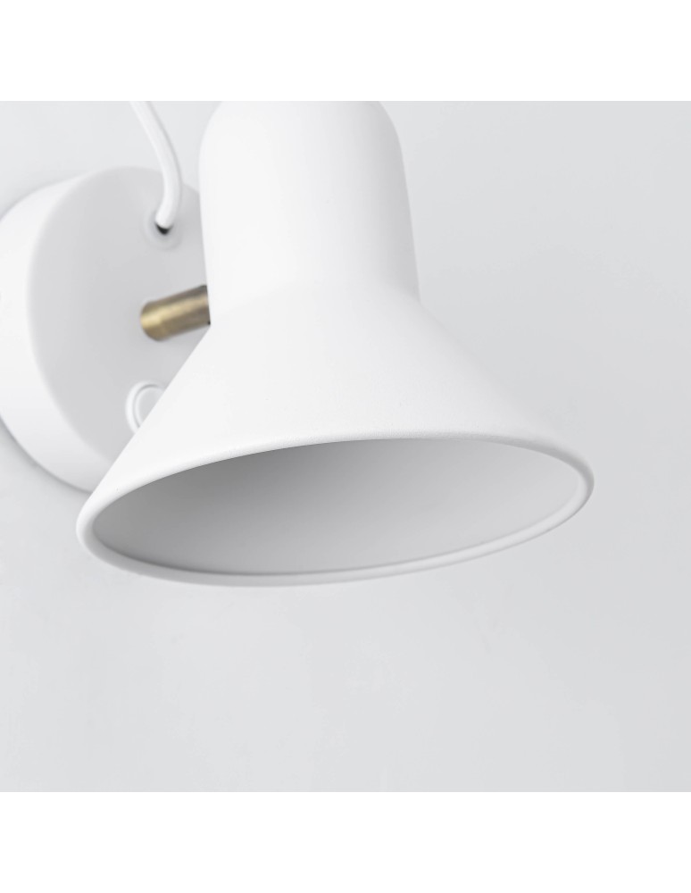 Loft wall lamps - industrial - Light Prestige Astama wall lamp white E27 white LP-1122/1W WH - product kolory-swiatla.pl 6