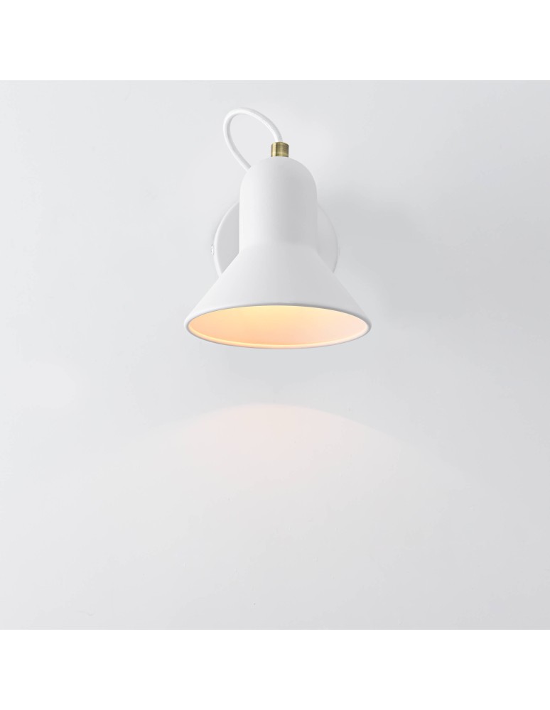 Loft wall lamps - industrial - Light Prestige Astama wall lamp white E27 white LP-1122/1W WH - product kolory-swiatla.pl 9
