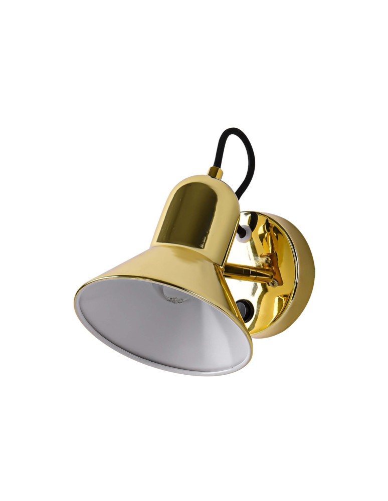 Loft wall lamps - industrial - Light Prestige Astama wall lamp gold E27 gold LP-1122/1W GD - product kolory-swiatla.pl 3
