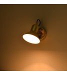 Loft wall lamps - industrial - Light Prestige Astama wall lamp gold E27 gold LP-1122/1W GD - product 5
