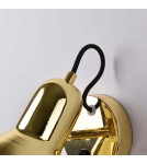 Loft wall lamps - industrial - Light Prestige Astama wall lamp gold E27 gold LP-1122/1W GD - product 6