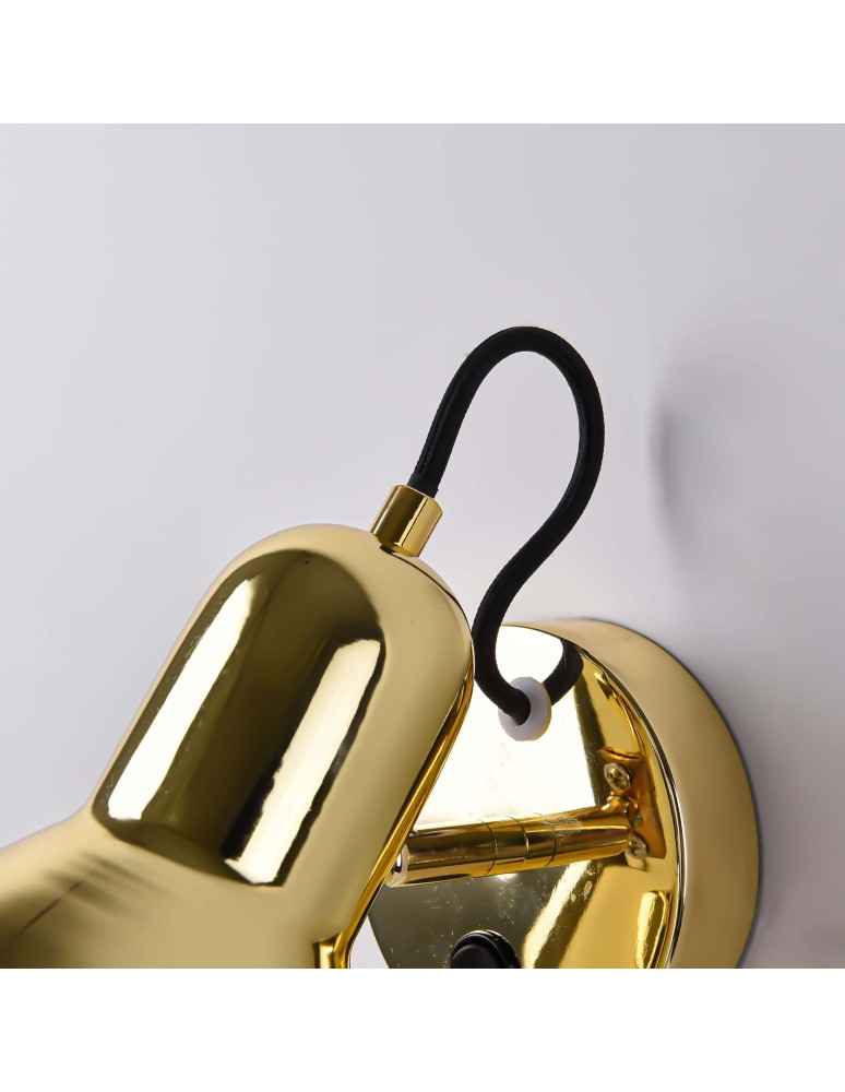 Loft wall lamps - industrial - Light Prestige Astama wall lamp gold E27 gold LP-1122/1W GD - product kolory-swiatla.pl 6