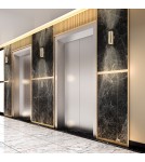 Minimalist wall lamps - Light Prestige Torre wall lamp black GU10 black LP-108/1W BK - product 3