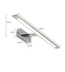Bathroom wall lamps - Light Prestige Wall lamp Isla large 1xLED chrome IP44 GS-LWB-20W CH CCT - product 8