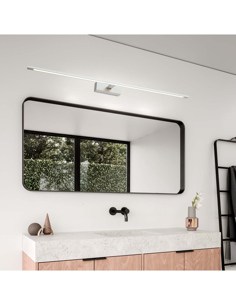 Bathroom wall lamps - Light Prestige Wall lamp Isla XXL CCT 1xLED chrome IP44 GS-LWB-32W CH CCT - product kolory-swiatla.pl 2