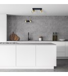 Spotlight ceiling lamps - Light Prestige Snow 2 spot gold LP-731/2W GD 2xGU10 black/gold - product 4