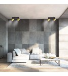 Spotlight ceiling lamps - Light Prestige Snow 2 spot gold LP-731/2W GD 2xGU10 black/gold - product 5