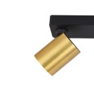 Spotlight ceiling lamps - Light Prestige Snow 3 spot gold LP-731/3W GD 3xGU10 black/gold - product 8