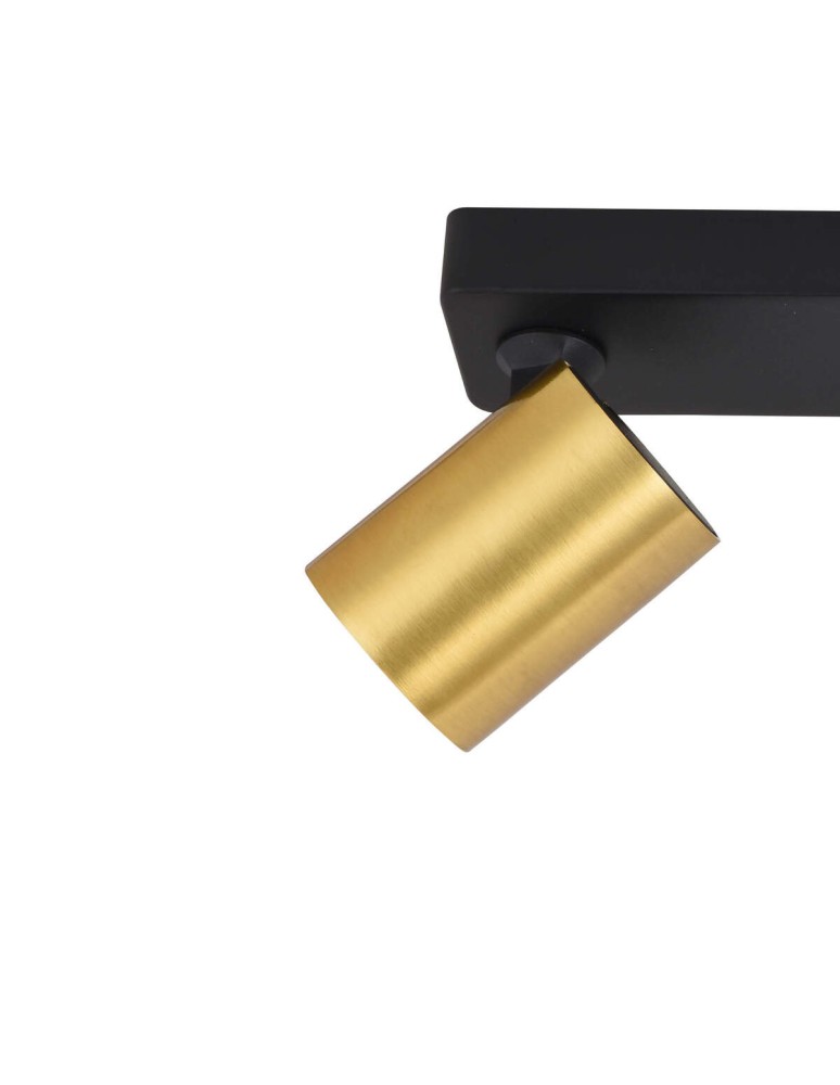 Spotlight ceiling lamps - Light Prestige Snow 3 spot gold LP-731/3W GD 3xGU10 black/gold - product kolory-swiatla.pl 8