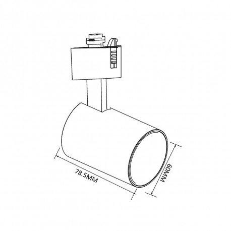 Light Prestige Snow reflektor 1F złoty LP-731/1R GD 1xGU10 czarny/złoty