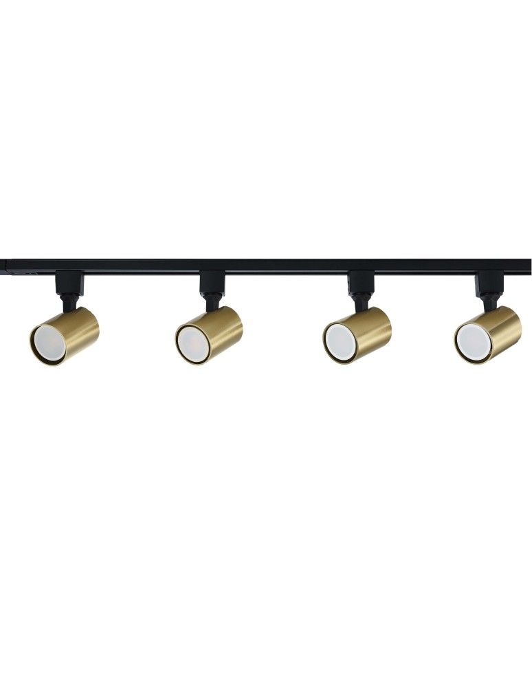 Ready-made rail kits - Light Prestige Snow SET 1F gold LP-737 GD SET 4xGU10 black/gold - product kolory-swiatla.pl 6