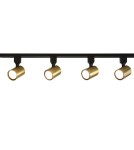 Ready-made rail kits - Light Prestige Snow SET 1F gold LP-737 GD SET 4xGU10 black/gold - product 7