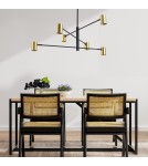 Modern pendant lamps - Light Prestige Snow 6 gold xGU10 Gold/Black LP-731/6P GD - product 4