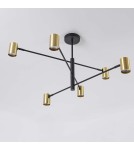Modern pendant lamps - Light Prestige Snow 6 gold xGU10 Gold/Black LP-731/6P GD - product 6