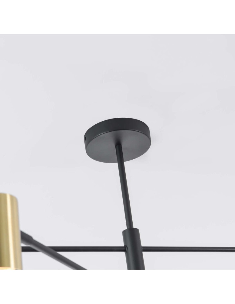 Modern pendant lamps - Light Prestige Snow 6 gold xGU10 Gold/Black LP-731/6P GD - product kolory-swiatla.pl 9