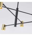 Modern pendant lamps - Light Prestige Snow 6 gold xGU10 Gold/Black LP-731/6P GD - product 12