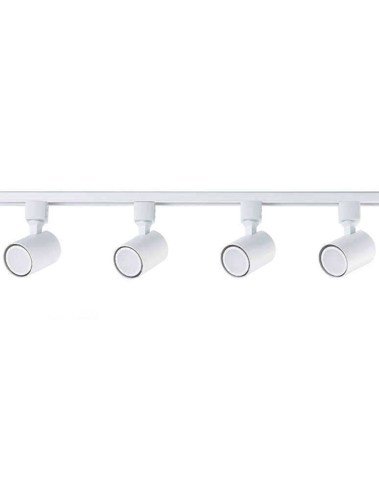 Ready-made rail kits - Light Prestige Snow System 3F GU10 4x50W white LP-737 WH SET 3F - product kolory-swiatla.pl 1