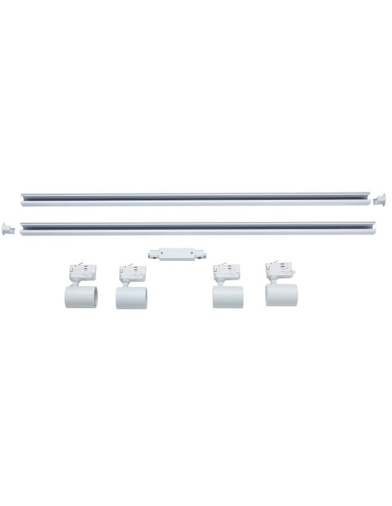 Ready-made rail kits - Light Prestige Snow System 3F GU10 4x50W white LP-737 WH SET 3F - product kolory-swiatla.pl 10