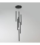 Pendant lamps - Light Prestige Lungo 7 black pendant lamp LP-894/7P BK 7xG9 black - product 6