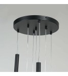 Pendant lamps - Light Prestige Lungo 7 black pendant lamp LP-894/7P BK 7xG9 black - product 8
