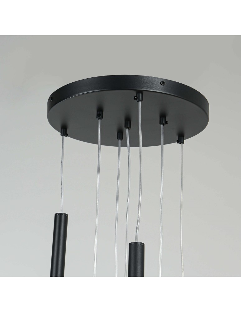 Pendant lamps - Light Prestige Lungo 7 black pendant lamp LP-894/7P BK 7xG9 black - product kolory-swiatla.pl 8