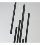 Pendant lamps - Light Prestige Lungo 7 black pendant lamp LP-894/7P BK 7xG9 black - product 9