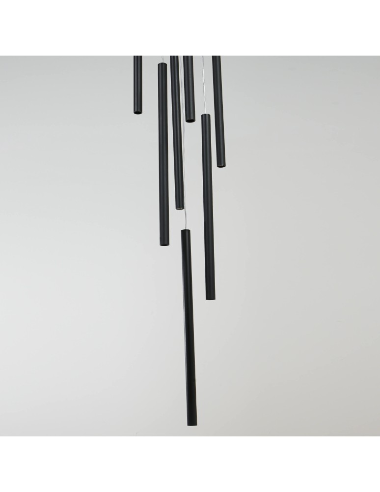 Pendant lamps - Light Prestige Lungo 7 black pendant lamp LP-894/7P BK 7xG9 black - product kolory-swiatla.pl 10