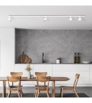 Lamps for 3-phase busbars - Light Prestige Snow spotlight 3F white 1xGU10 white - product 2