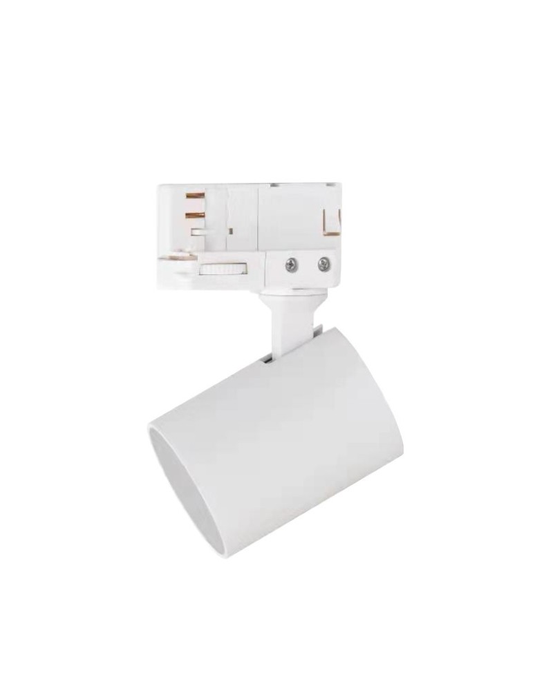 Lamps for 3-phase busbars - Light Prestige Snow spotlight 3F white 1xGU10 white - product kolory-swiatla.pl 3