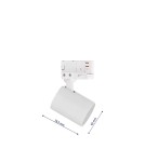 Lamps for 3-phase busbars - Light Prestige Snow spotlight 3F white 1xGU10 white - product 4