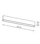 Magnetic rail lamps - Light Prestige Magnetic Moon spotlight 20W black 4000K LED black LP-560-1-MAG-BK - product 7