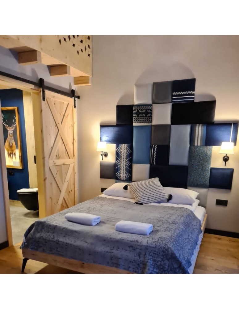 Wall lamps with lampshade - Light Prestige Tivoli wall lamp black E27 black / white LP-1133/1W BK - product kolory-swiatla.pl 3