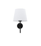 Wall lamps with lampshade - Light Prestige Tivoli wall lamp black E27 black / white LP-1133/1W BK - product 9