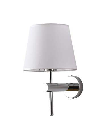 Light Prestige Tivoli wall lamp chrome E27 silver/white LP-1133/1W CH
