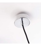 Glass pendant lamps - Light Prestige Palla pendant chrome E27 silver/transparent LP-2844/1P CH - product 10