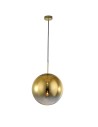 View Light Prestige Palla pendant gold E27 gold/transparent LP-2844/1P GD